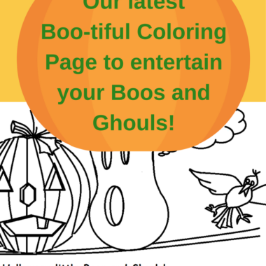 Boos and Ghouls Coloring Page!- The Winsome Wanderer